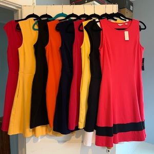 Set of 9 NY&Co spring dresses